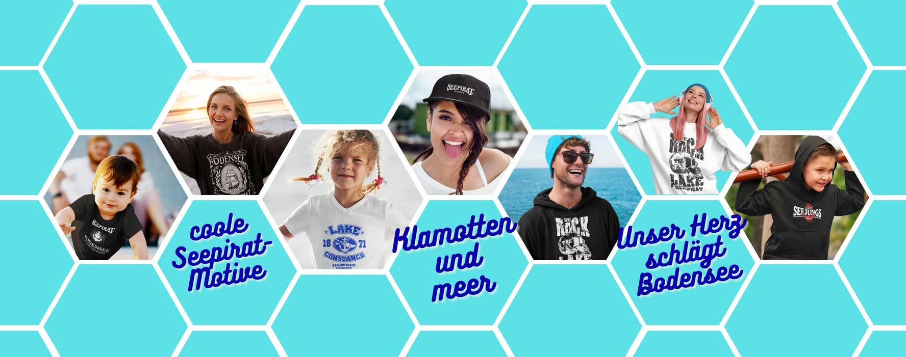 Hoodies und Tshirts mit Bodensee Motiv