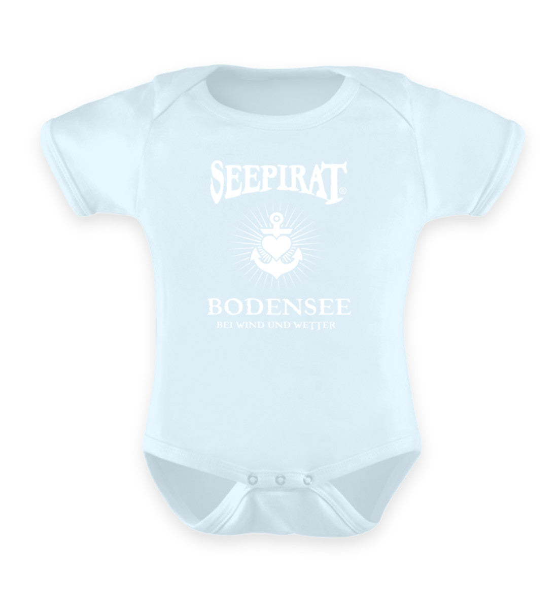 Baby Body hellblau Bodensee Geschenk